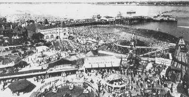 The Fair ground aerial view 1940s