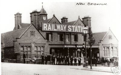 New Brighton Railway Station c1915