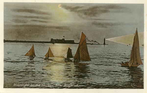 Postcard of New Brighton & Mersey 1913