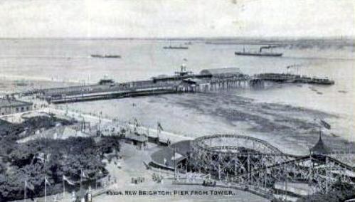 Paddle steamer off New Brighton