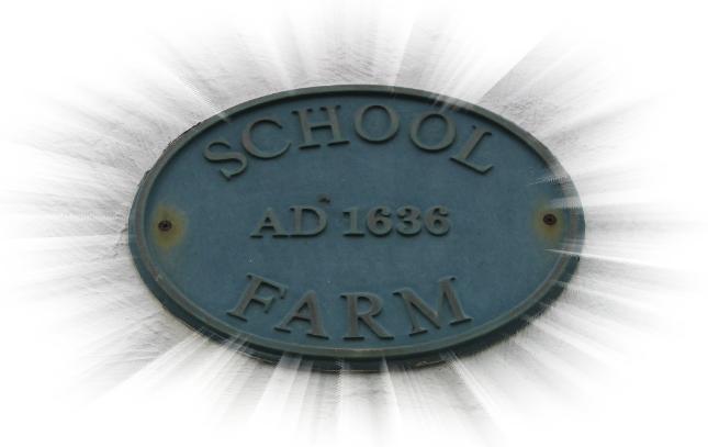 The name plate on School Farm
