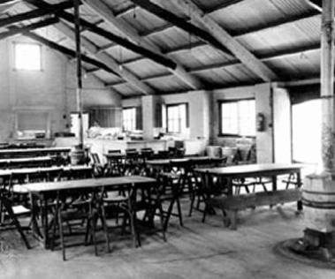 Dining Hall of Dale Camp 1950s