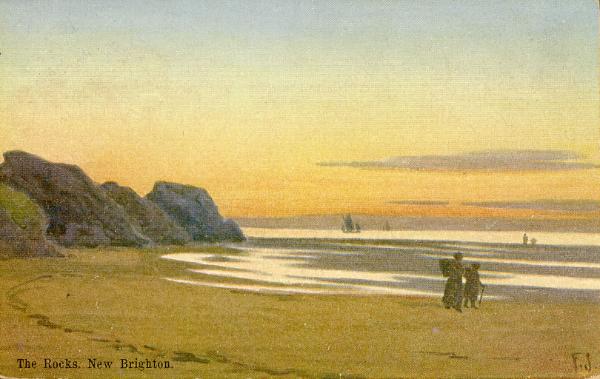 The Rocks at New Brighton 1907