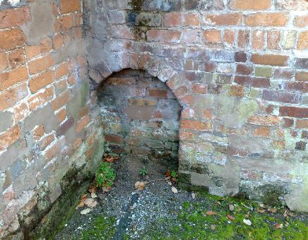 An old doorway to the hall out buildings
