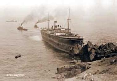 The wreck of the Archangelos